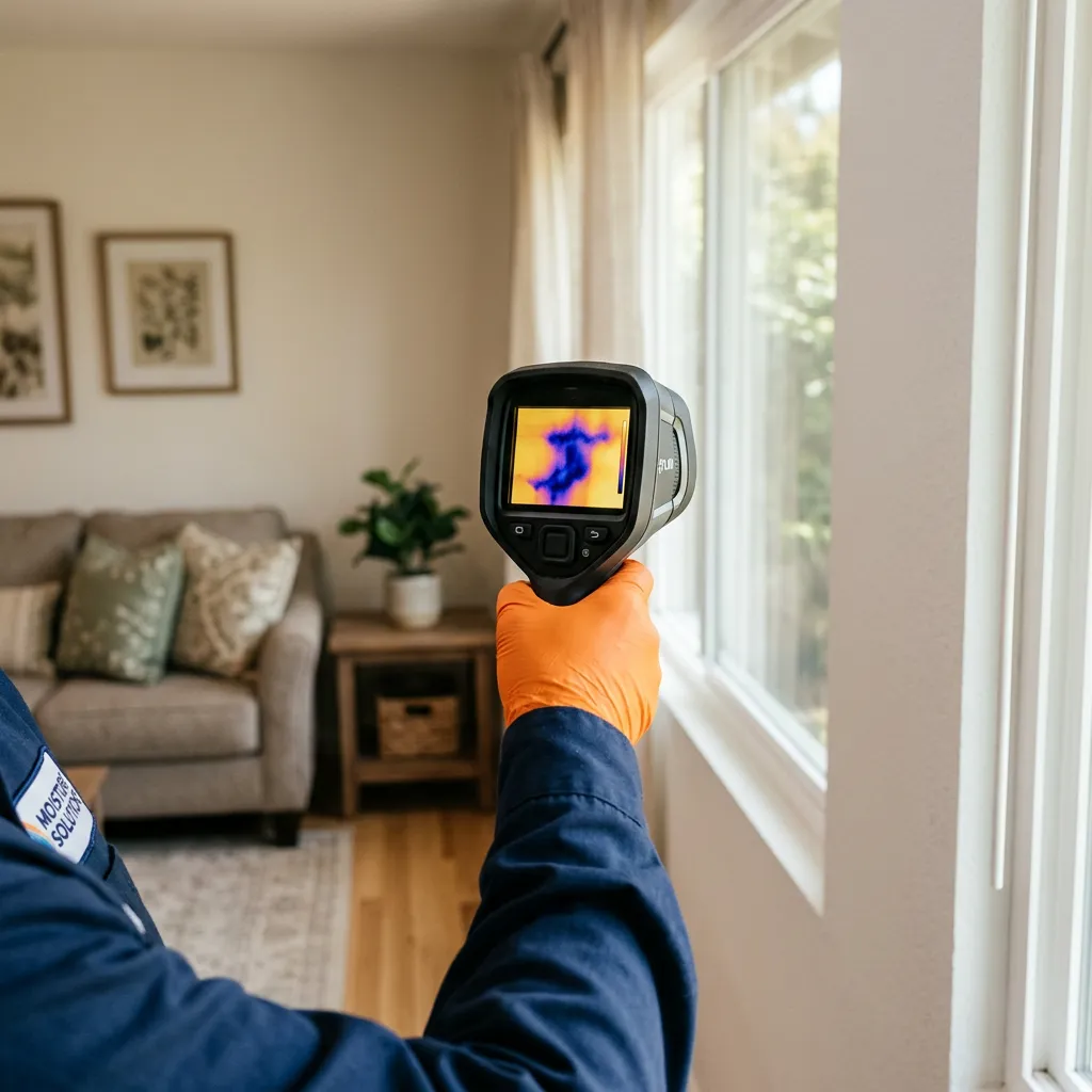 A crawl space under an older Thousand Oaks ranch home where damp air collects